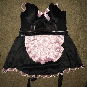 Victorias Secret sexy French maid lingerie costume