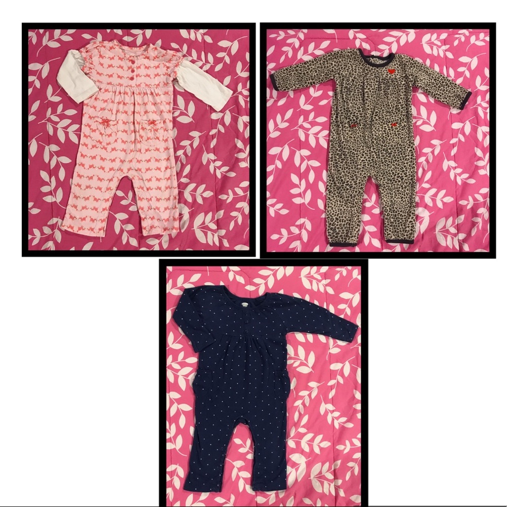 💘 5 for $8 💘 3 One Piece Outfits / Sleepers