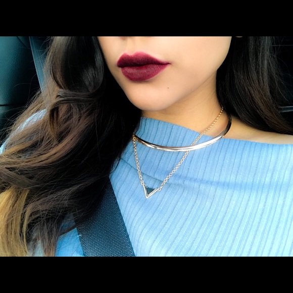 5FOR$25 Circle Chain and Triangle Pendant Necklace - Picture 2 of 5