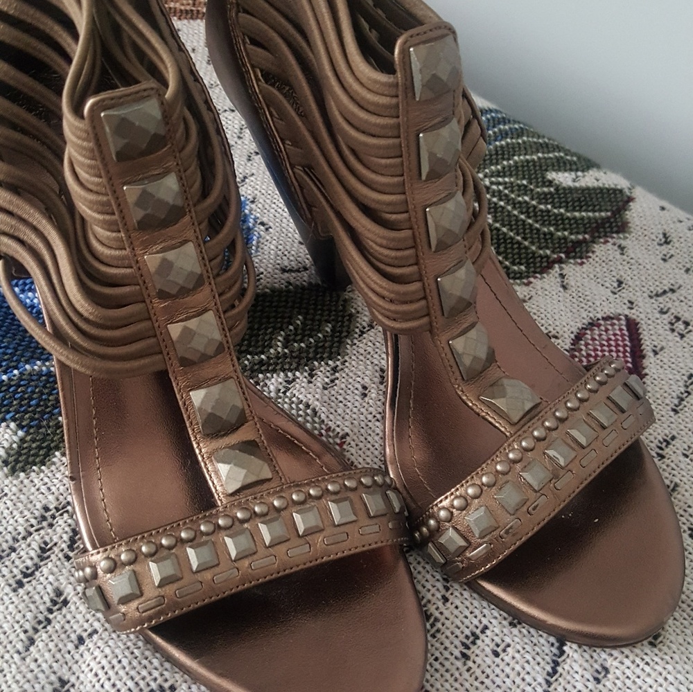 Bronze heels