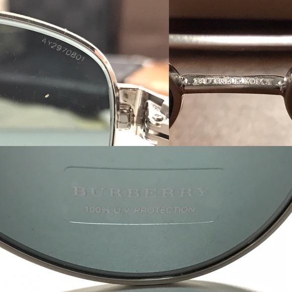 NWT Authentic Burberry Aviator Sun Glasses - Picture 5 of 6