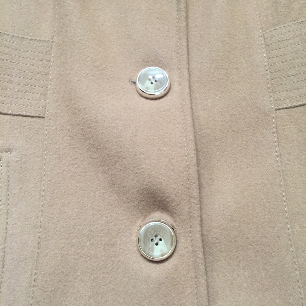 Kenneth Cole Tan/Camel Coat Size 8 - Picture 4 of 7