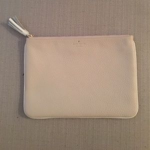 Kate Spade pebbled leather clutch bag