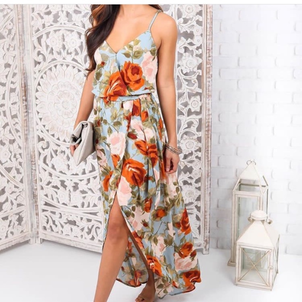 Floral Print Maxi Large by Olivaceous