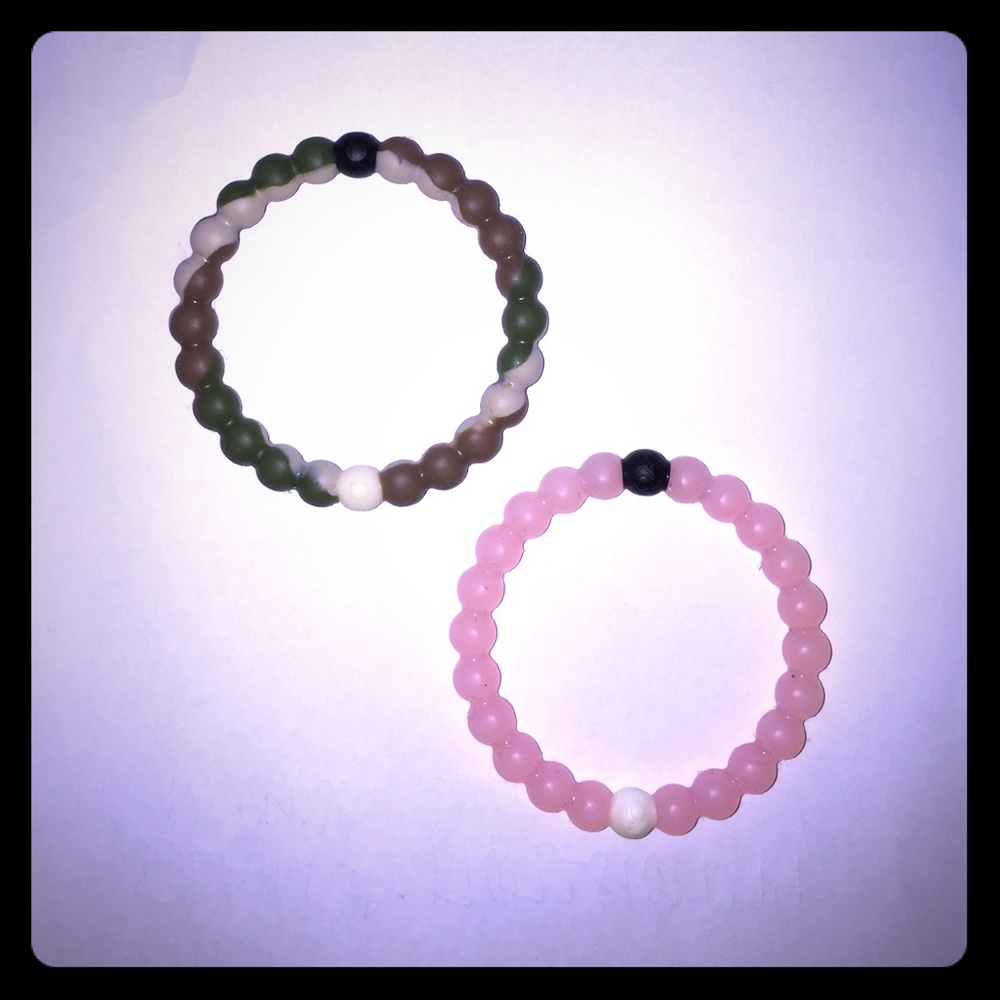 2 Lokai bracelets