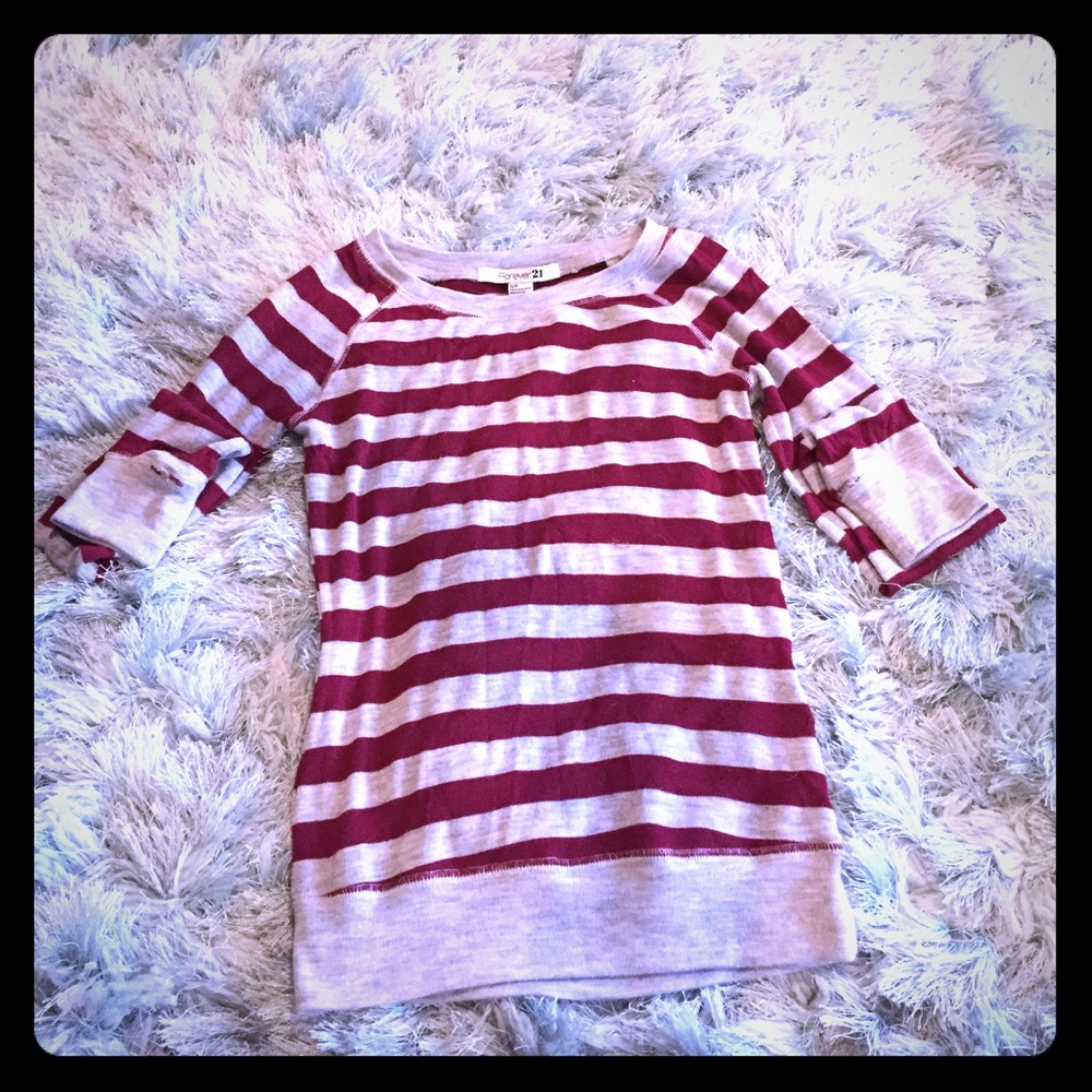 Lightweight striped sweater. EUC