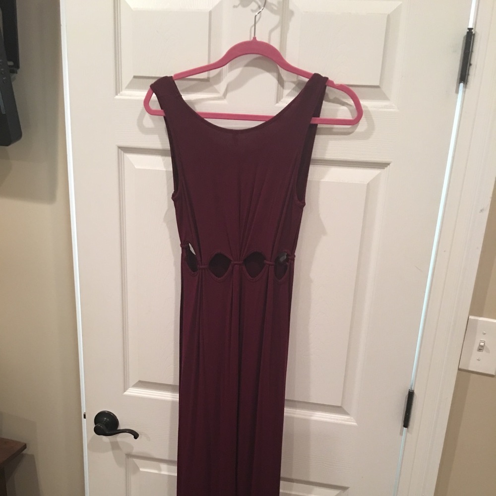 Maroon Maxi Dress. Worn once.