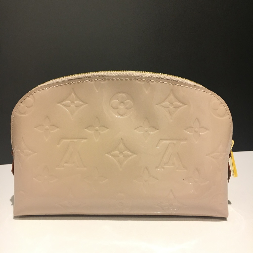 Light Pink Louis Vuitton Cosmetic Pouch