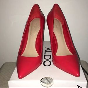 ALDO - Bright Red Stilettos w/ box