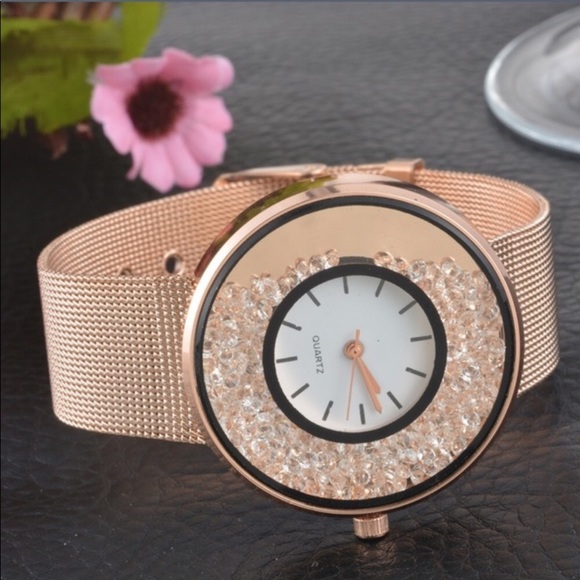 ✨HP✨Stainless Steel Sparkle Quartz Watch - Picture 2 of 4