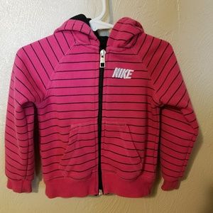 NIKE HOODED ZIP-UP SWEATSHIRT GIRLS SIZE 2T