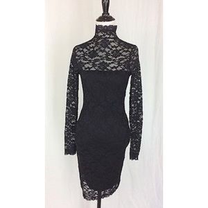 Black Lace Bodycon Victoria Secret Mini Dress