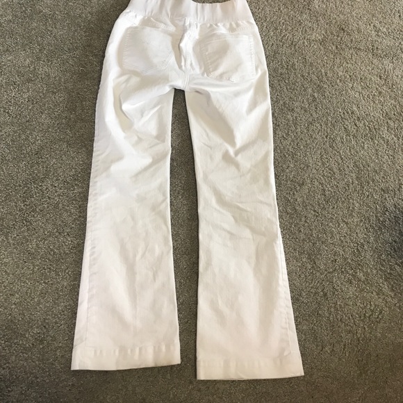 SOLD Gap maternity white long &lean jean pants - Picture 7 of 8