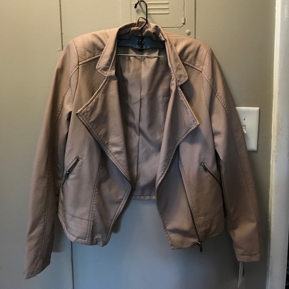“Leather” jacket! NWT!!