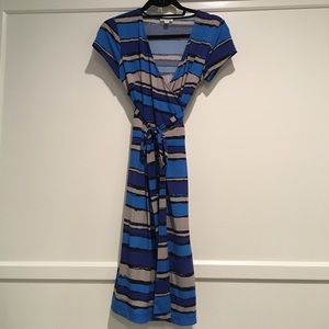 Wrap maternity dress