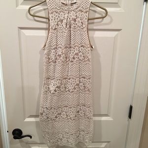 Cream lace dress