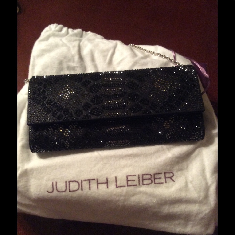 Judith Lieber Swarovski crystal clutch