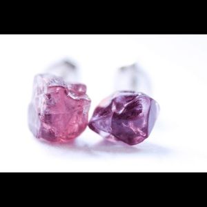 Spinel Earrings on Solid Sterling Silver Posts