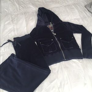 Twisted Heart Velour hoodie set