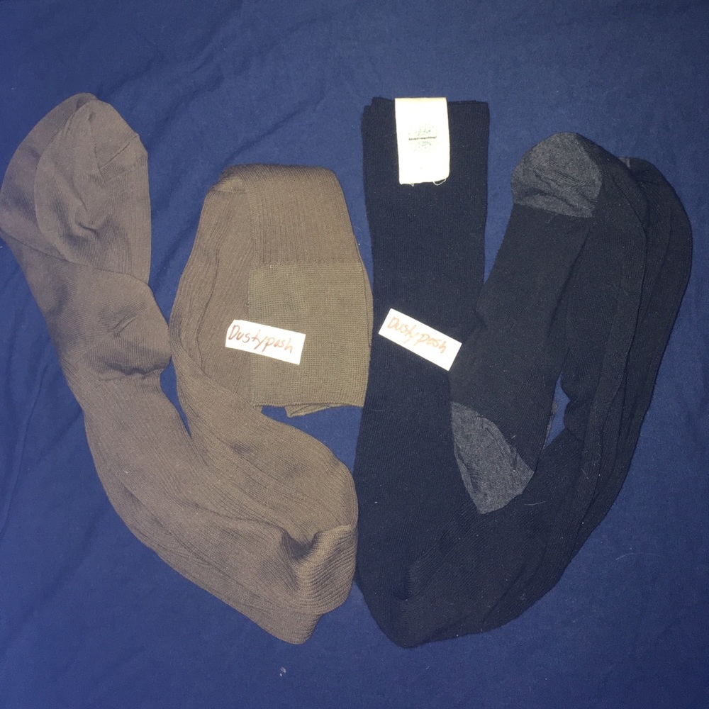 Free People Over The Knee Socks Thigh High Boot 38” Black Grey