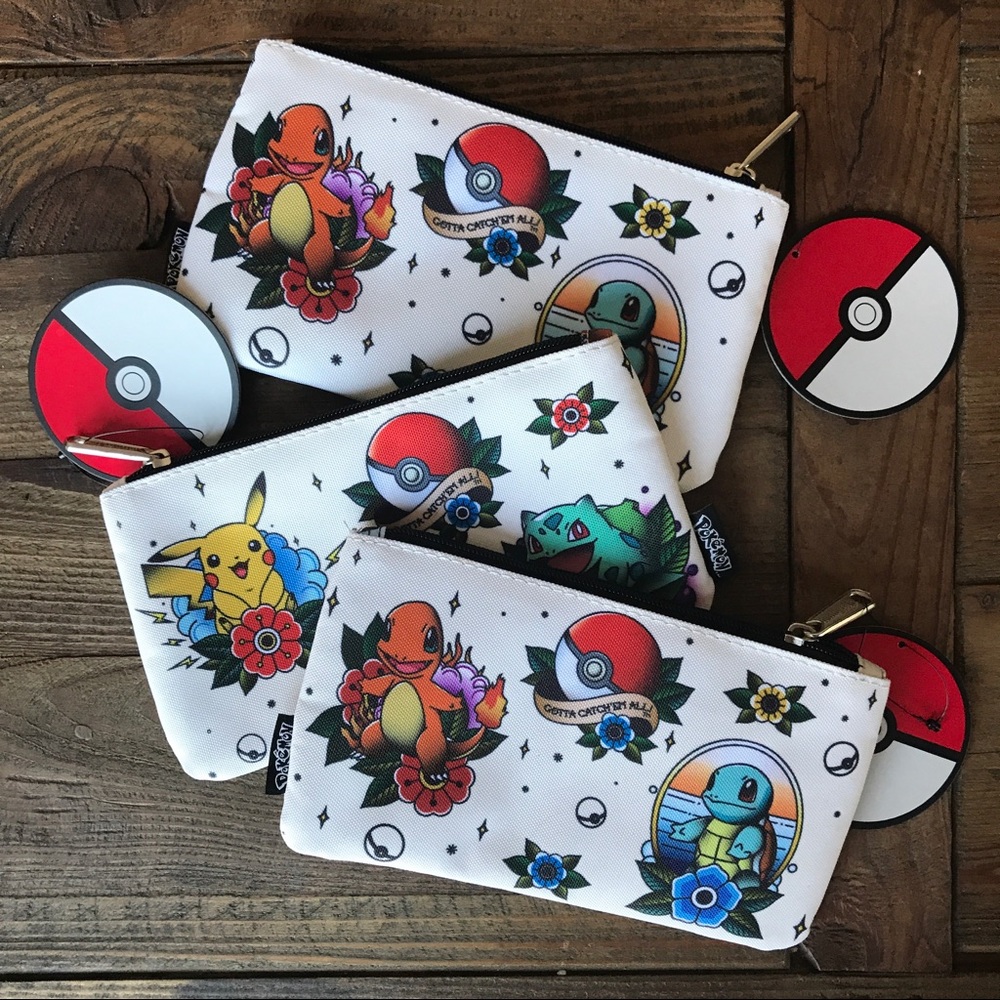 SOLD OUT Loungefly x Pokémon starters pouch