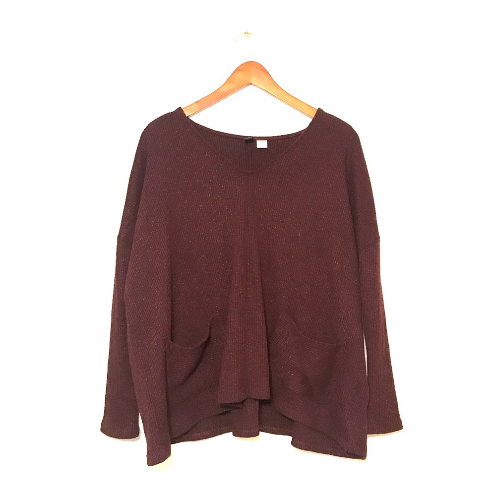Comfortable Maroon Fall Sweater