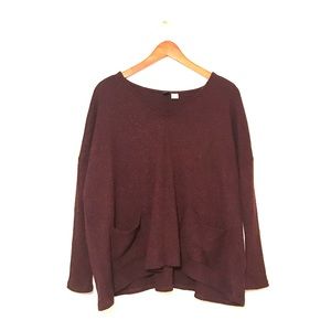 Comfortable Maroon Fall Sweater