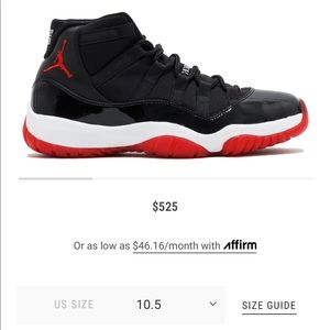 AIR JORDAN 11 RETRO "2012 RELEASE"