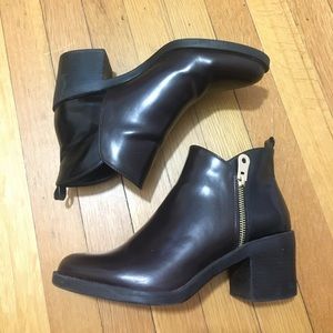 Zara Trafaluc Two Tone Ankle Boots - 39