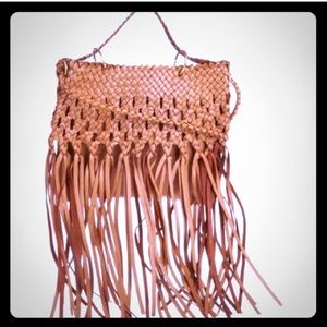 Motif56: Josie Leather Cross-body (Metallic)