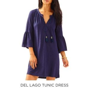 NWT Lilly Pulitzer Navy Del Largo Tunic Dress XS