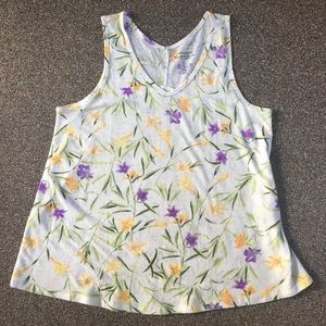 GAP loose linen tank NWOT