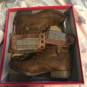 Combat boots from Just fab!