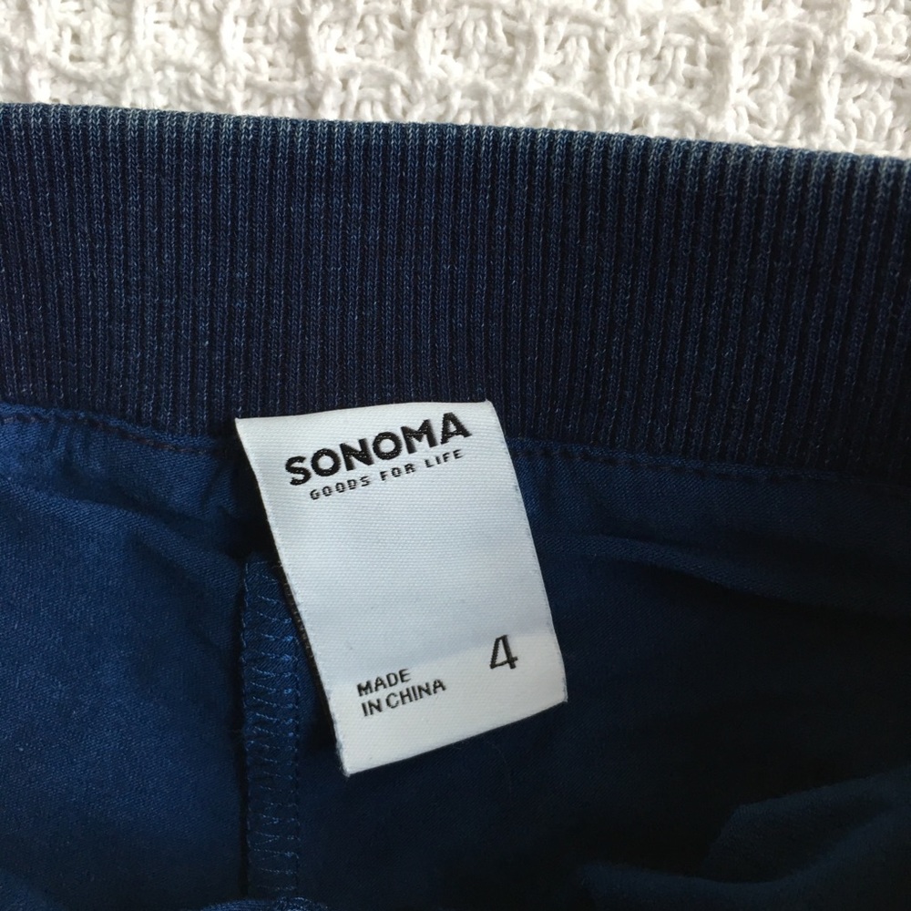 Sonoma Ribbed Waist Jean Skort New - Picture 5 of 6