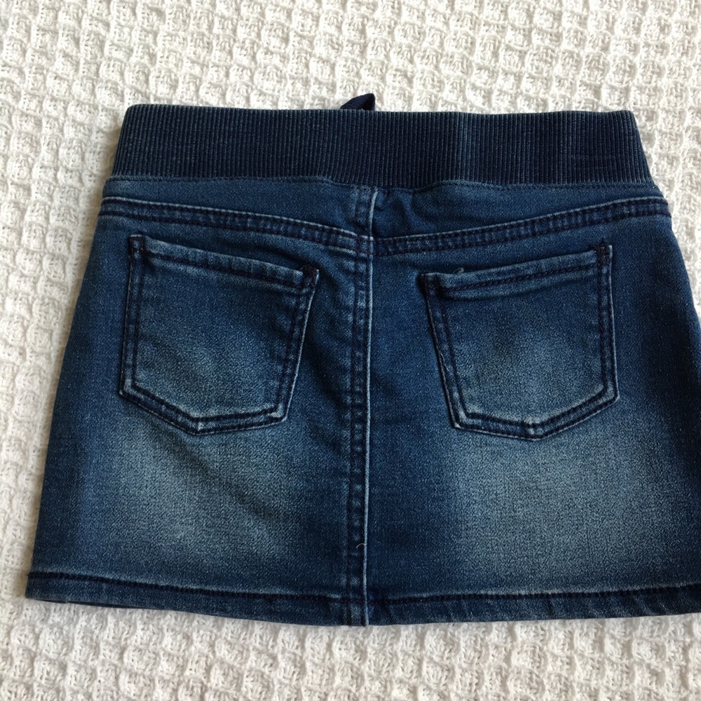 Sonoma Ribbed Waist Jean Skort New - Picture 6 of 6
