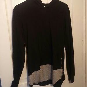 Black/grey long sleeve shirt