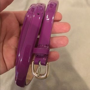 J. Crew Purple Belt