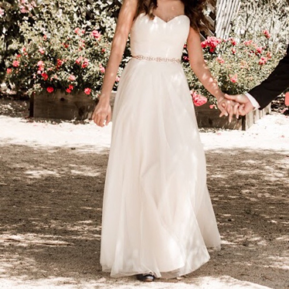BLUSH BHLDN WEDDING DRESS - Picture 4 of 6