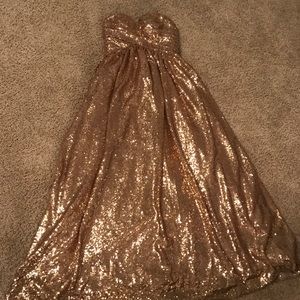 Gold formal dress!