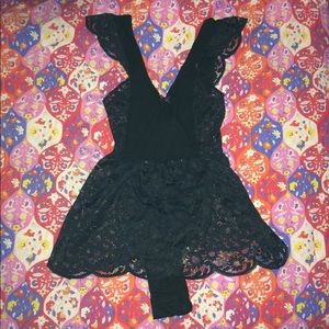 SKIVVIES by For Love & Lemons Daisy Lace Romper