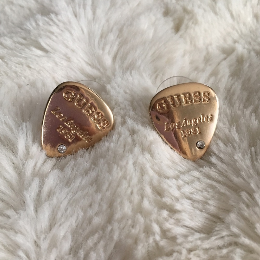 Gold earrings