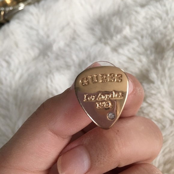 Gold earrings - Picture 2 of 2