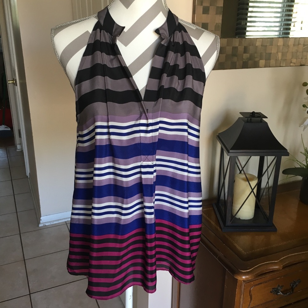 Scoop NYC Silk Sleeveless Top
