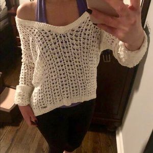 Hollister off shoulder sweater