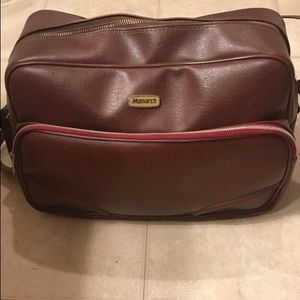 Monarch leather saddle bag