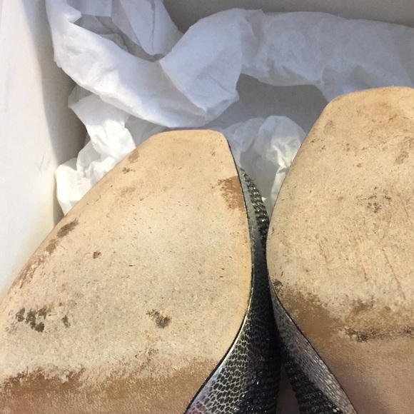 Jimmy Choo Clue Glitter Heels sz 39.5 fit size 9 - Picture 4 of 5