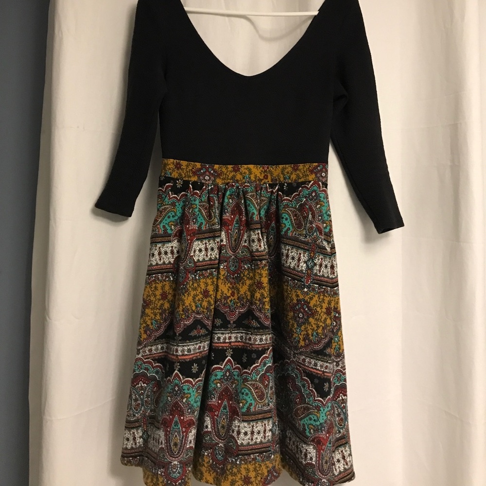 Anthropologie pattern dress