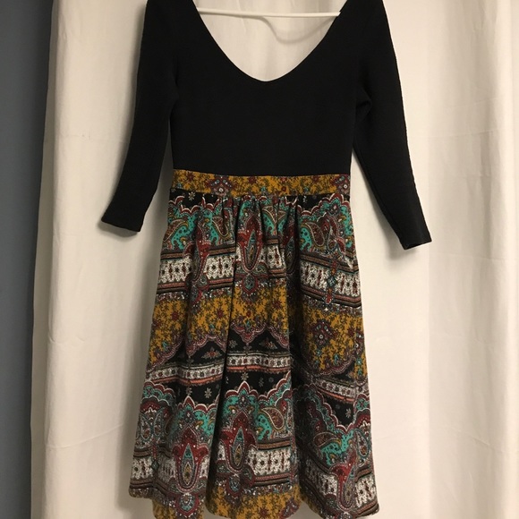 Mauve Dresses & Skirts - Anthropologie pattern dress