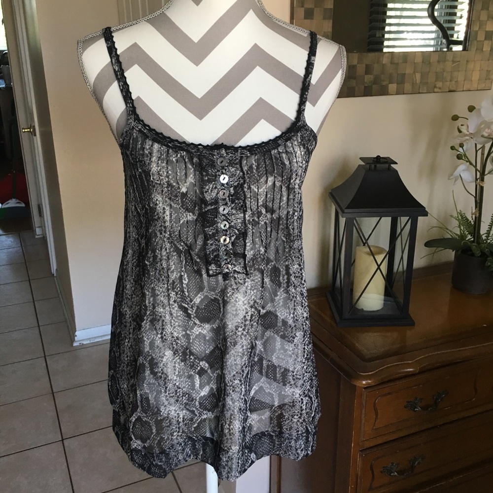 Zinga Sheer Tank Top