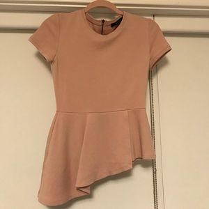 Brand new BCBG blush/nude colored blouse